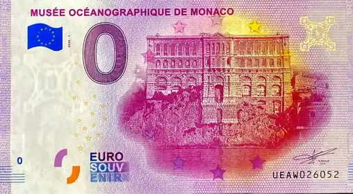 0€-Schein MUSÉE OCÉANOGRAPHIQUE DE MONACO