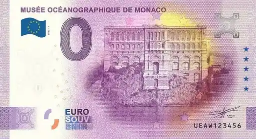 0€-Schein MUSÉE OCÉANOGRAPHIQUE DE MONACO