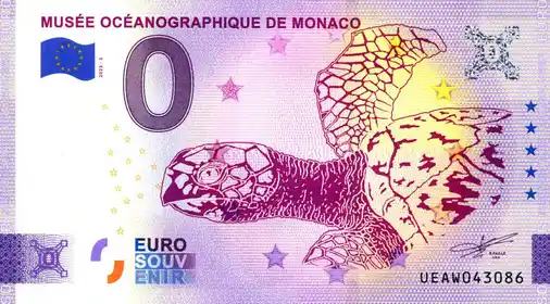 0€-Schein MUSÉE OCÉANOGRAPHIQUE DE MONACO