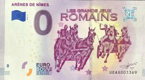 Billete de 0€ ARÈNES DE NÎMES LES GRANDS JEUX ROMAINS