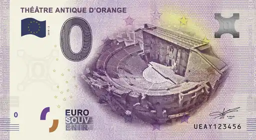 0€ banknote THÉÂTRE ANTIQUE D'ORANGE