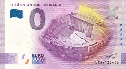 Banconota da 0€ THÉÂTRE ANTIQUE D'ORANGE