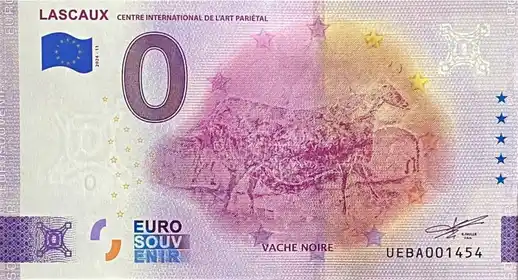 0€-Schein LASCAUX CENTRE INTERNATIONAL DE L'ART PARIETAL