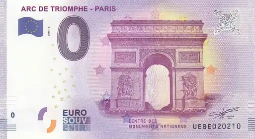 0€-Schein ARC DE TRIOMPHE - PARIS