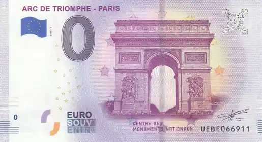 Billet 0€ ARC DE TRIOMPHE - PARIS