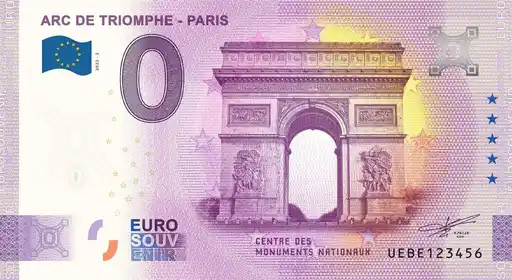 Billet 0€ ARC DE TRIOMPHE - PARIS