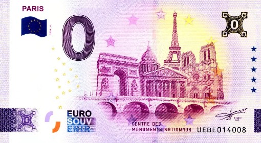 0€-Schein PARIS