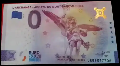 Billete de 0€ L'ARCHANGE - ABBAYE DU MONT-SAINT-MICHEL