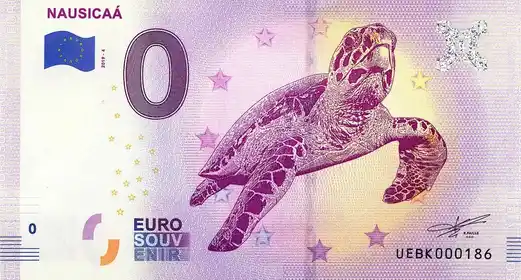 0€ banknote NAUSICAÁ