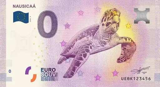0€ banknote NAUSICAÁ