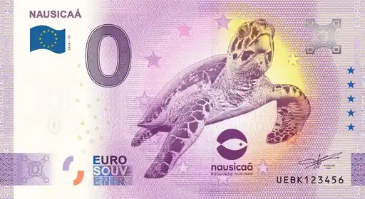 0€ banknote NAUSICAÁ
