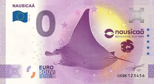 0€ banknote NAUSICAÁ