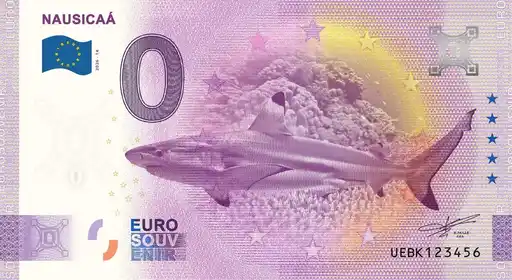 0€ banknote NAUSICAÁ