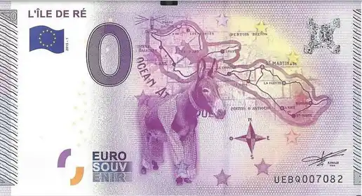 Billete de 0€ L'ÎLE DE RÉ