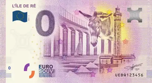 0€-Schein L'ÎLE DE RÉ