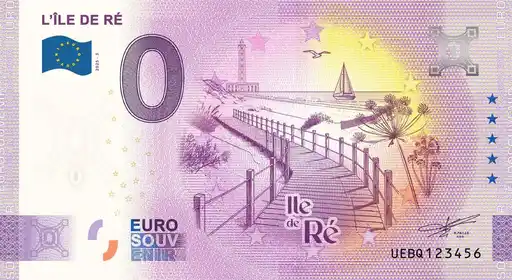 0€-Schein L'ÎLE DE RÉ