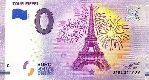 Billet 0€ TOUR EIFFEL