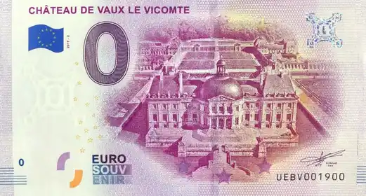 0€-Schein CHÂTEAU DE VAUX-LE-VICOMTE