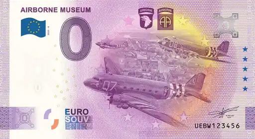 0€-Schein AIRBORNE MUSEUM