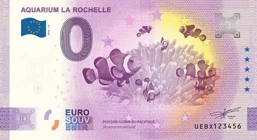 0€-Schein AQUARIUM LA ROCHELLE