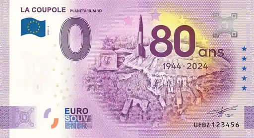 Billet 0€ LA COUPOLE PLANÉTARIUM 3D 80 ans 1944 - 2024