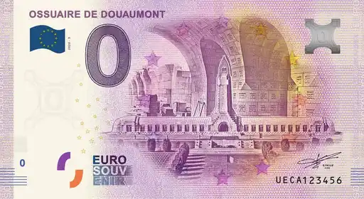 Billete de 0€ OSSUAIRE DE DOUAUMONT