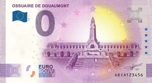 Billete de 0€ OSSUAIRE DE DOUAUMONT