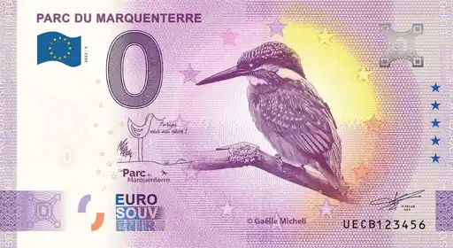 Banconota da 0€ PARC DU MARQUENTERRE