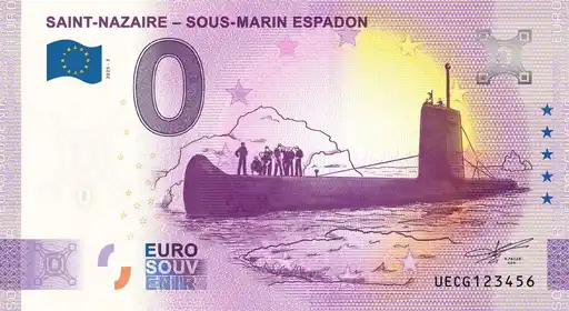 Billete de 0€ SAINT-NAZAIRE SOUS-MARIN ESPADON