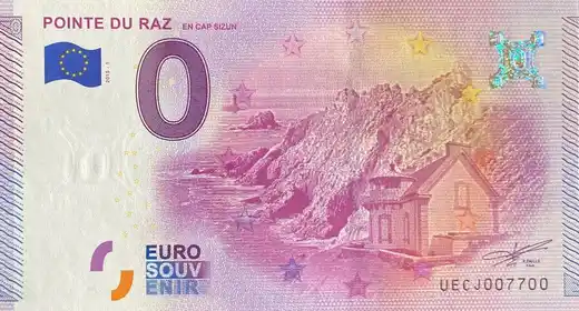 Billete de 0€ POINTE DU RAZEN CAP SIZUN