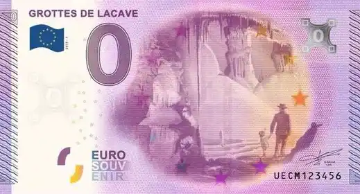 0€ banknote GROTTES DE LACAVE