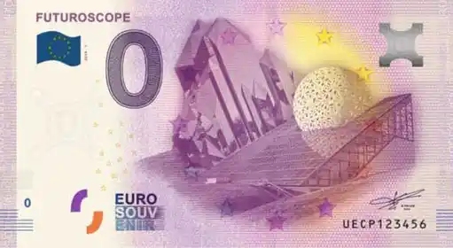 Banconota da 0€ FUTUROSCOPE
