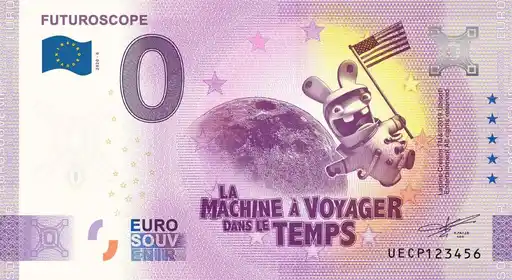 Banconota da 0€ FUTUROSCOPE LA MACHINE A VOYAGER DANS LE TEMPS