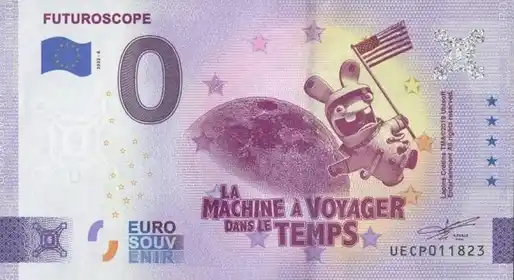 0€-Schein FUTUROSCOPE LA MACHINE A VOYAGER DANS LE TEMPS