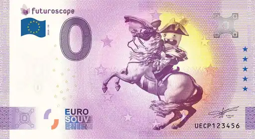 0€ banknote FUTUROSCOPE