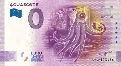 Banconota da 0€ AQUASCOPE