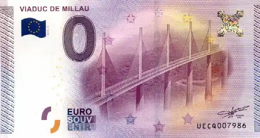 Banconota da 0€ VIADUC DE MILLAU