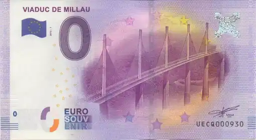 Banconota da 0€ VIADUC DE MILLAU