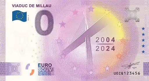0€-Schein VIADUC DE MILLAU 2004 - 2024