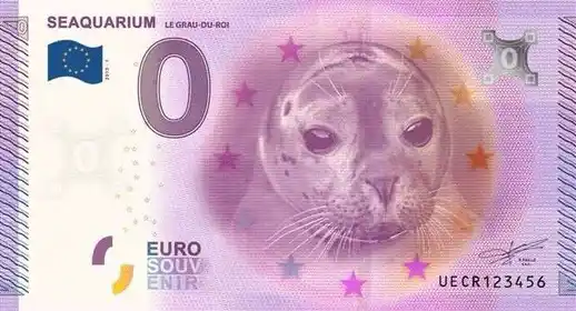 0€-Schein SEAQUARIUMLE GRAU-DU-ROI