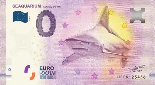 0€ banknote SEAQUARIUMLE GRAU-DU-ROI