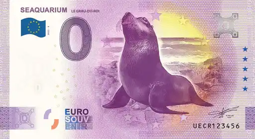 0€-Schein SEAQUARIUMLE GRAU-DU-ROI