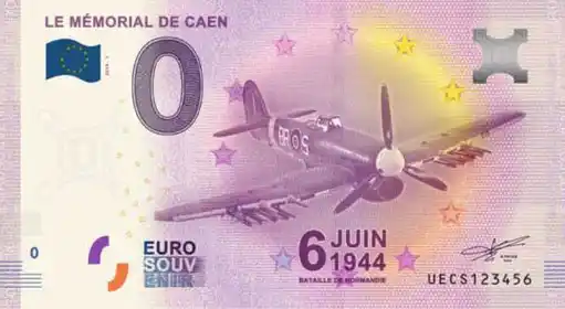 Billet 0€ LE MÉMORIAL DE CAEN6 JUIN 1944 BATAILLE DE NORMANDIE