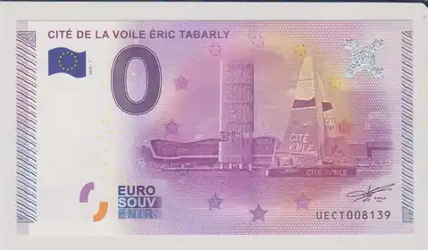 Billete de 0€ CITÉ DE LA VOILE ÉRIC TABARLY