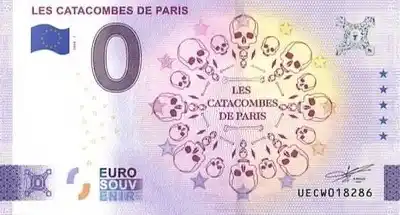 Banconota da 0€ LES CATACOMBES DE PARIS