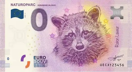 Billet 0€ NATUROPARCHUNAWIHR (ALSACE) Raton Laveur