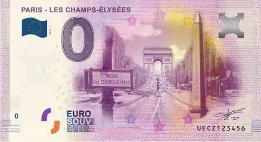 0€-Schein PARIS - LES CHAMPS ELYSÉES