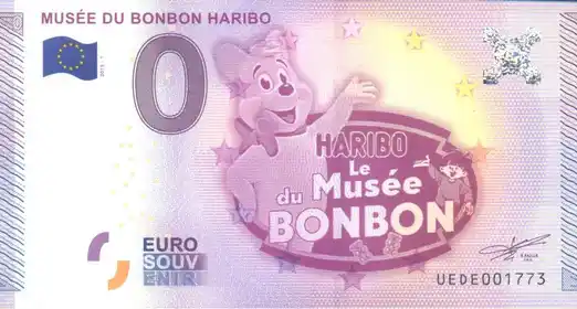 0€-Schein MUSÉE DU BONBON HARIBO