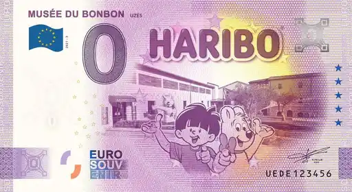 0€-Schein MUSÉE DU BONBONUZES