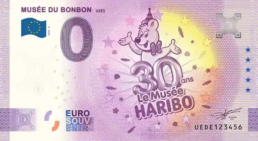 0€ banknote MUSÉE DU BONBON